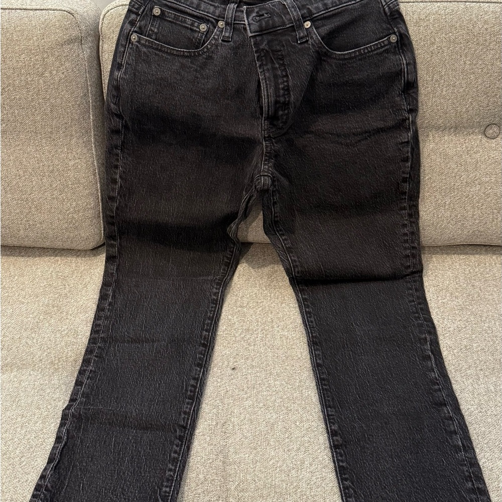 Madewell Women's Black Straight Jeans